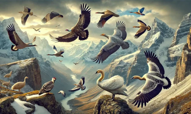 Oiseaux qui volent très haut : record et adaptations